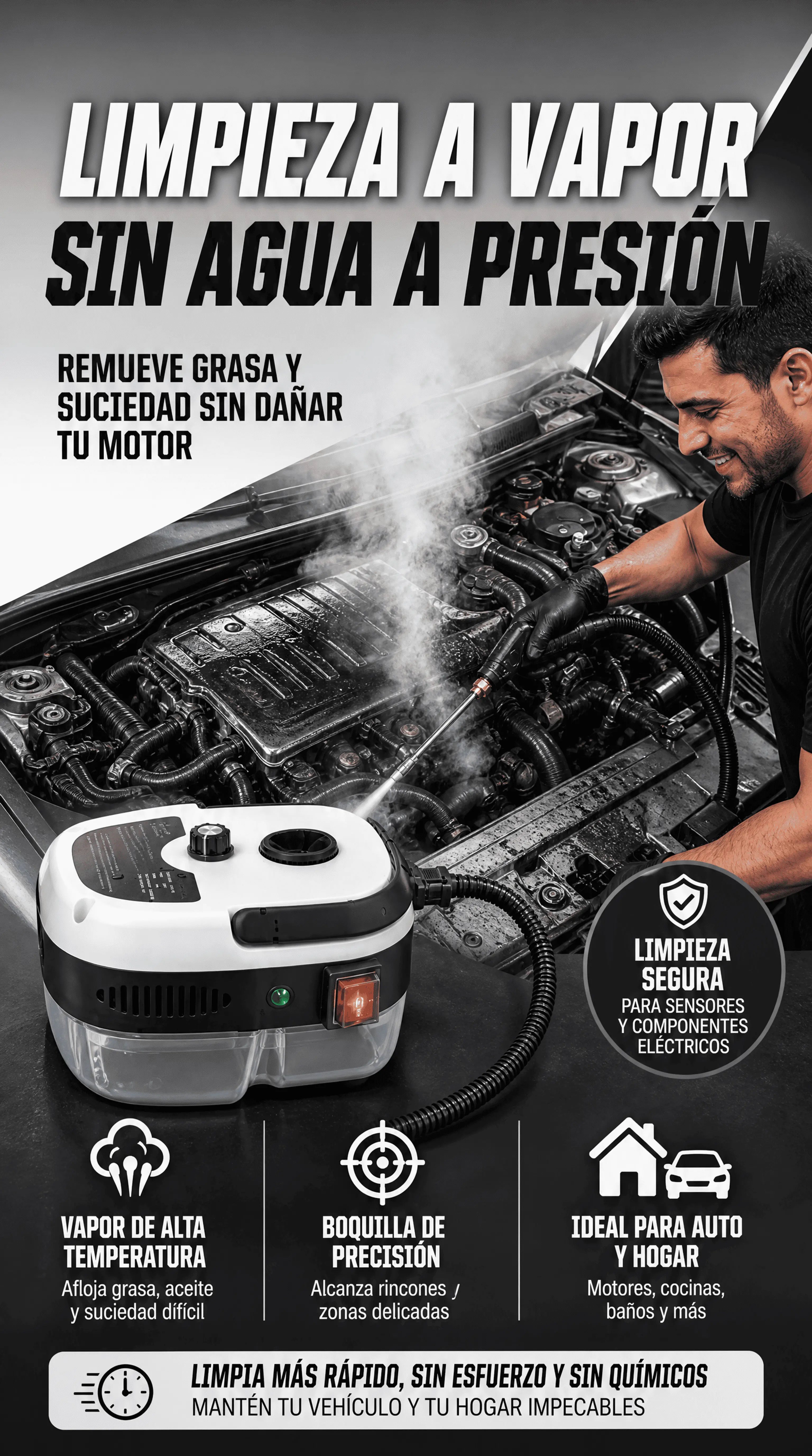 HIDRIVAPOR X Limpiador a vapor de alta presión